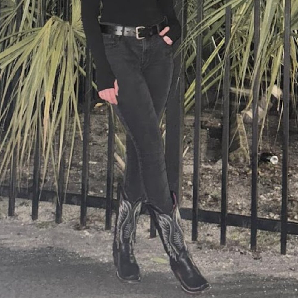 Old Navy Curvy Black Mid-Rise Skinny Jeans